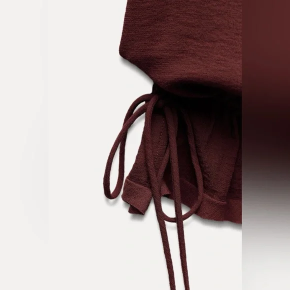 ZARA ~  Frill Midi Dress ZW Collection - Picture 9 of 11